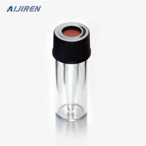 Common use amber hplc vial caps for sale for Waters 